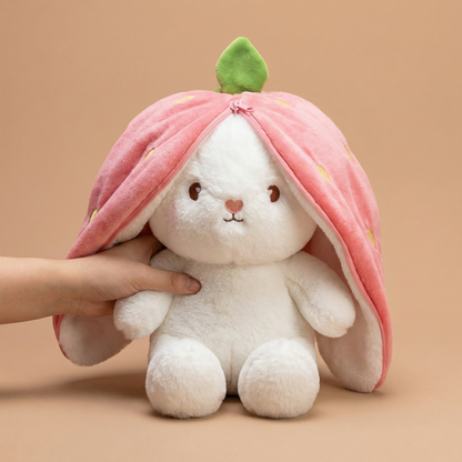 Cute Strawberry Carrot Rabbit Plush Toy